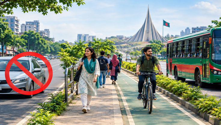 আজ থামুক গাড়ির চাকা, বাঁচুক আমাদের শহর