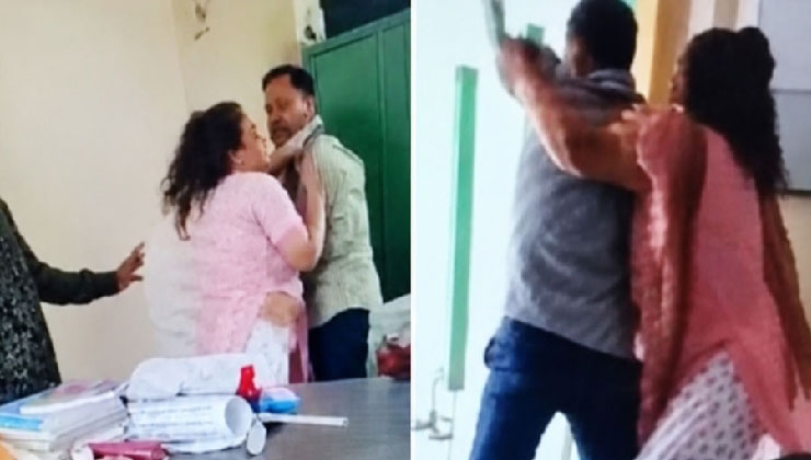 স্কুলের অফিসকক্ষে দুই শিক্ষকের মারামারি, ভিডিও ভাইরাল