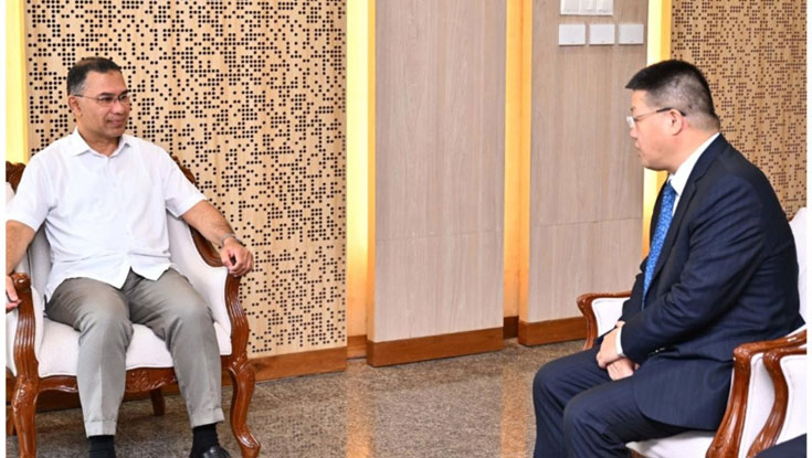 প্রধানমন্ত্রীর সঙ্গে চীনা রাষ্ট্রদূতের বিদায়ী সাক্ষাৎ