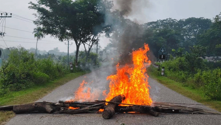 সাজেকে পঞ্চম দিনের মতো অবরোধ চলছে 