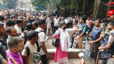 নিয়োগ পরীক্ষা স্থগিত করায় সড়ক অবরোধ