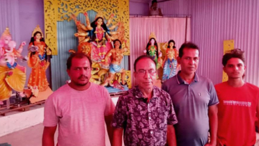 কালীগঞ্জে শান্তিপূর্ণভাবে উদ্যাপিত হচ্ছে শারদীয় দুর্গাপূজা কালীগঞ্জে শান্তিপূর্ণভাবে উদ্যাপিত হচ্ছে শারদীয় দুর্গাপূজা