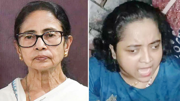 মমতার দিকে ছুরি নিয়ে ছুটে তরুণী, হামলার চেষ্টা মমতার দিকে ছুরি নিয়ে ছুটে তরুণী, হামলার চেষ্টা