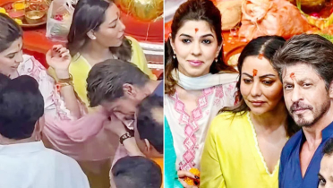 গৌরী-পূজাকে ঘিরে ফের আলোচনায় শাহরুখ গৌরী-পূজাকে ঘিরে ফের আলোচনায় শাহরুখ