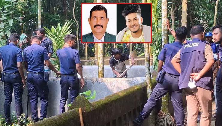 সেলিম খান-ছেলে শান্তর মরদেহ উত্তোলন