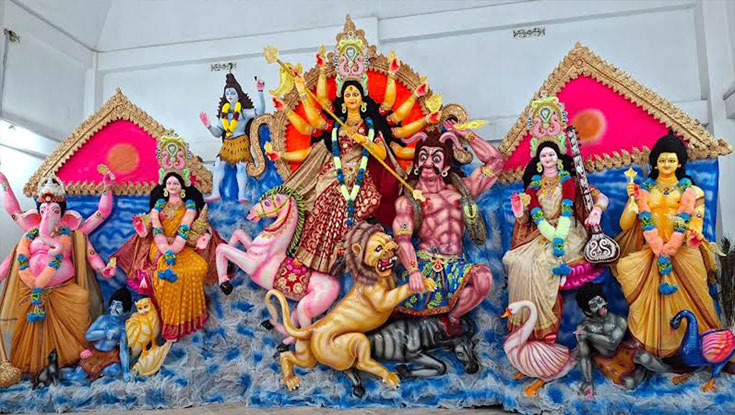 মহানবমী আজ, দেবীর বিদায়ের সুর